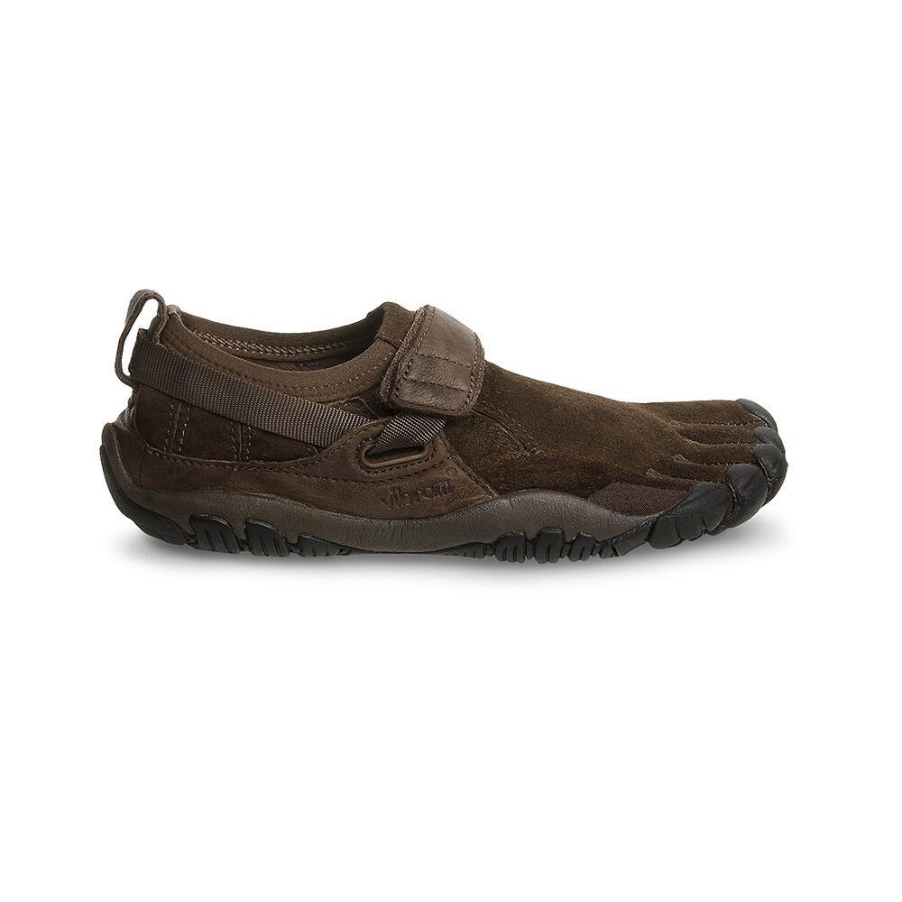 Vibram FiveFingers Dame Løbesko Brune - Kso Trek - 9612ZDOTS